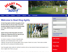 Tablet Screenshot of heartdogagility.com
